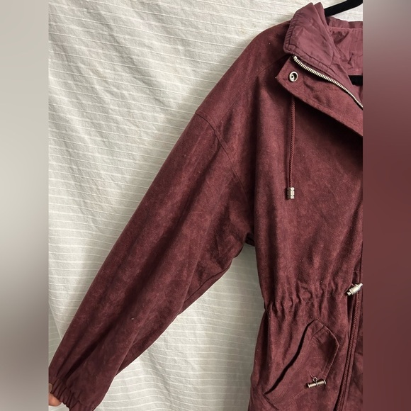 CS Signature Jacket Womens Medium Reversible Full Zip Velvet/Windbreaker Size S - Picture 3 of 11